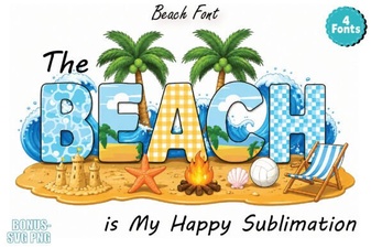 Download the Beach Font for Creative Projects