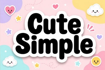 Simple Fonts for Creative Projects