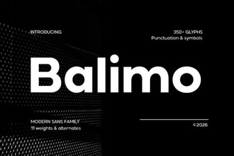 Balimo Font for Modern Web Design Projects