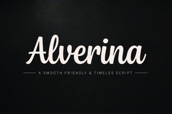 Alverina Font Design Projects and Creative Inspiration