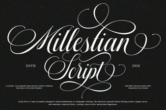 Unlock Style with Mallestian Script Font Projects