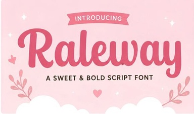 Elevate Your Designs with Raleway Font