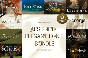 Elegant Font Bundles for Your Design Projects