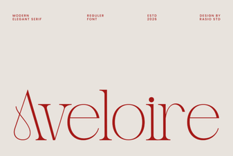 The Aveloire Font: a Creative Design Resource