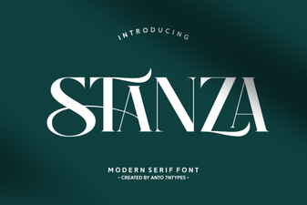 Stanza Font: Typography for Modern Design Projects