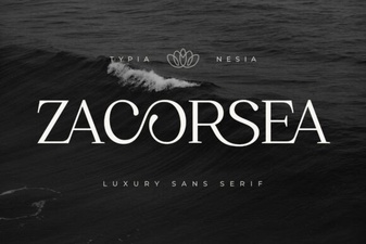 Zacorsea Font: Design with Modern Flexibility